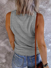 Load image into Gallery viewer, V-Neck Ribbed Tank
