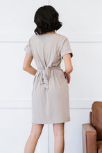 Load image into Gallery viewer, Zenana Smooth Talker Full Size Tie-Waist Dress
