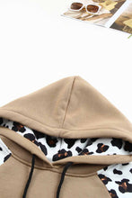 Load image into Gallery viewer, Leopard Raglan Sleeve Hoodie
