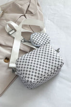 Load image into Gallery viewer, Adored Geometric PU Leather Shoulder Bag with Small Purse
