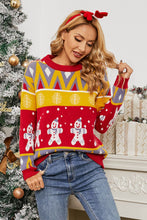 Load image into Gallery viewer, Christmas Snowman Round Neck Sweater
