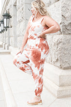 Load image into Gallery viewer, Plus Size Tie-Dye Sleeveless Round Neck Jumpsuit

