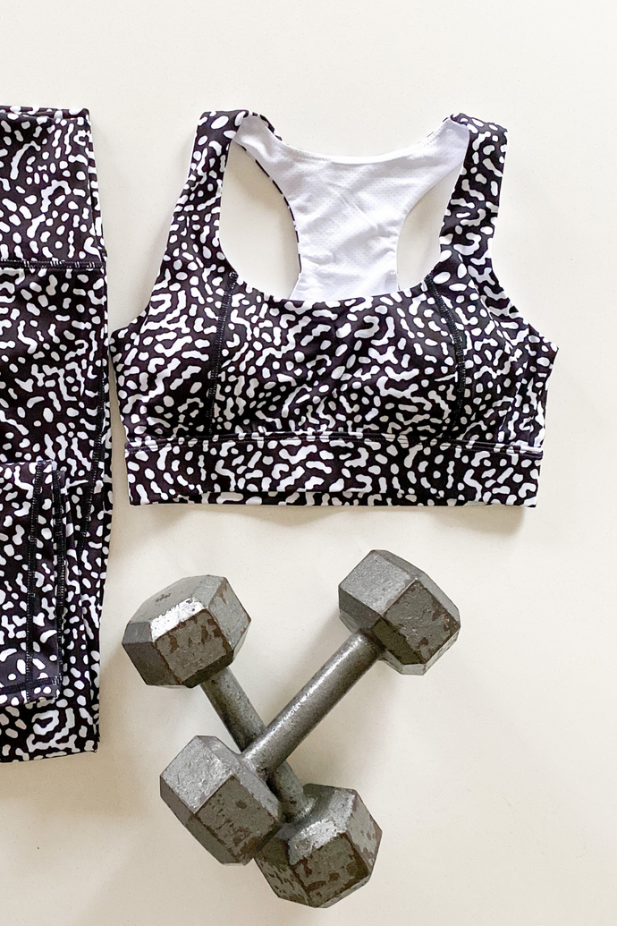Rosalee Animal Print Sports Bra  | Dibs 822