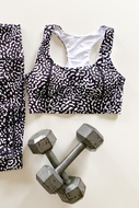 Rosalee Animal Print Sports Bra  | Dibs 822