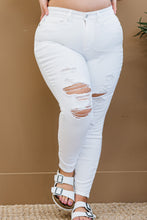 Load image into Gallery viewer, Judy Blue Victoria Mid-Rise Distressed Skinny Jeans
