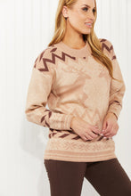 Load image into Gallery viewer, Heimish Santa&#39;s Sleigh Full Size Christmas Reindeer Sweater
