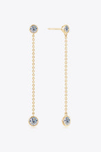 Load image into Gallery viewer, Adored Moissanite Chain Earrings

