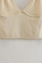 Load image into Gallery viewer, Ribbed V-Neck Cami and Skirt Set
