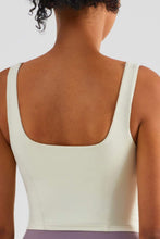 Load image into Gallery viewer, Square Neck Cropped Sports Tank
