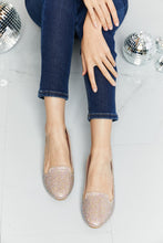 Load image into Gallery viewer, Forever Link Rhinestone Round Toe Flats

