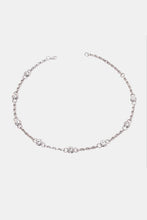 Load image into Gallery viewer, Inlaid Rhinestone Necklace in Silver
