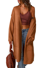 Load image into Gallery viewer, Exposed Seam Open Front Duster Cardigan
