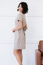 Load image into Gallery viewer, Zenana Smooth Talker Full Size Tie-Waist Dress
