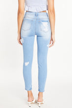 Load image into Gallery viewer, High waisted skinny with shredded abrasion
