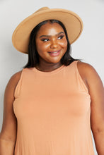 Load image into Gallery viewer, Zenana Full Size Round Neck Tunic Tank Top in Orange
