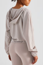 Load image into Gallery viewer, Half-Zip Hooded Sports Top

