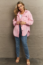 Load image into Gallery viewer, Zenana Give Me Warmth Oversized Fleece Shacket
