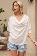 Load image into Gallery viewer, Cowl Neck Batwing Sleeve Top
