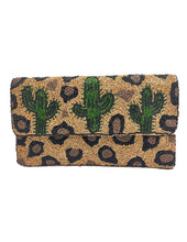 Load image into Gallery viewer, Cactus Animal Beaded Clutch Bag
