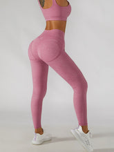 Load image into Gallery viewer, Elastic Waistband Cropped Sports Leggings
