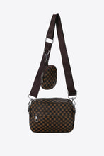 Load image into Gallery viewer, Adored Geometric PU Leather Shoulder Bag with Small Purse
