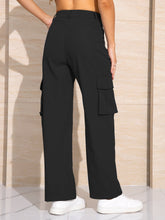 Load image into Gallery viewer, Double Take High Waist Loose Fit Long Pants with Pockets
