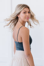 Load image into Gallery viewer, Zenana Got Your Back Acid Wash Ribbed Cropped Cami in Black
