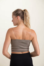 Load image into Gallery viewer, Seamless Tube Top with Strap In Mocha | DIBS 787
