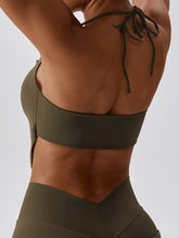 Load image into Gallery viewer, Yoga Halter Neck Sleeveless Tank Top

