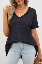 Load image into Gallery viewer, V-Neck Dropped Shoulder Tunic Top
