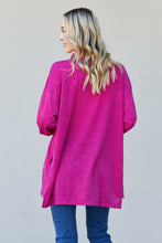 Load image into Gallery viewer, Zenana Full Size Jacquard Shacket in Magenta
