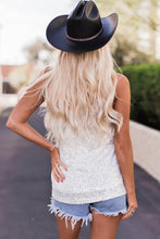 Load image into Gallery viewer, Sequin V-Neck Cami Top

