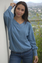 Load image into Gallery viewer, Long Sleeve Solid V Neck Thermal Top

