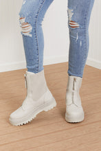 Load image into Gallery viewer, East Lion Corp The Right Attitude Platform Zipper Booties dibs zipper

