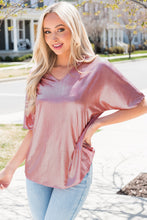 Load image into Gallery viewer, V-Neck Half Sleeve T-Shirt
