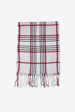 Load image into Gallery viewer, Retro and Classic Plaid Fringe Detail Scarf
