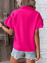 Load image into Gallery viewer, Strawberries &amp; Oranges Button Down Top

