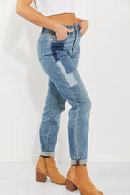 Load image into Gallery viewer, Judy Blue Full Size Patch Boyfriend Jeans
