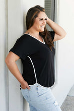 Load image into Gallery viewer, Sew In Love Weekend Bound Full Size V-Neck Tee
