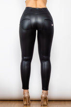 Load image into Gallery viewer, Full Size PU Leather Zip Detail Leggings
