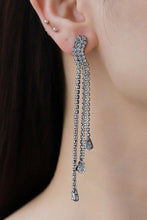 Load image into Gallery viewer, Glass Stone Fringe Dangle Earrings
