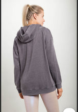 Load image into Gallery viewer, Zipper Hoodie In VINTAGE GREY | DIBS 270
