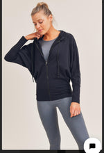 Load image into Gallery viewer, DOLMAN ACTIVE JACKET in BLACK
