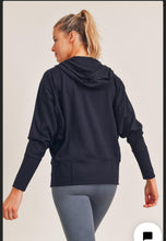 Load image into Gallery viewer, DOLMAN ACTIVE JACKET in BLACK
