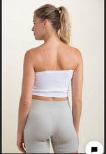 Load image into Gallery viewer, Seamless Tube Top with Strap in White | dibs 763 **
