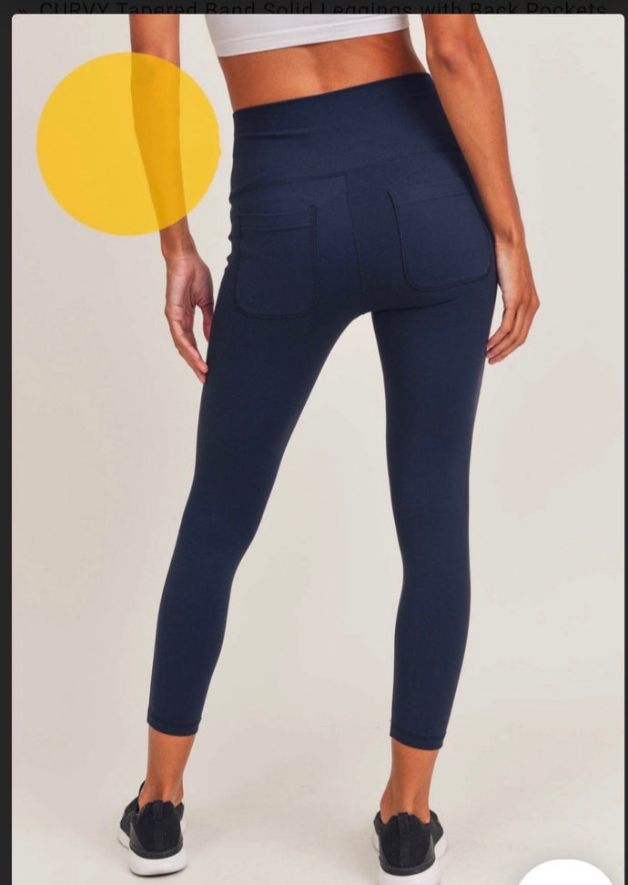 Leggings with Pockets In DARK NAVY | DIBS 312