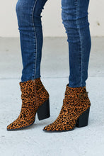 Load image into Gallery viewer, Qupid Leopard Buckle Detail Booties

