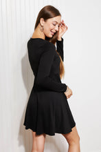 Load image into Gallery viewer, White Birch Missing Link Full Size Long Sleeve Dress
