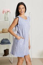 Load image into Gallery viewer, Sew In Love Cascade Springs Full Size Acid Wash Dress in Denim
