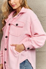 Load image into Gallery viewer, Zenana Give Me Warmth Oversized Fleece Shacket
